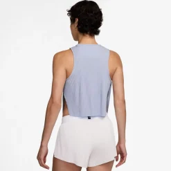 Nike Womens Aeroswift Dri Fit Adv Running Crop Tank Top in Blue