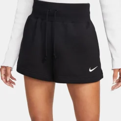 Nike Womens Sportswear Essential French Terry Shorts in Black