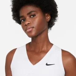 Nike Womens Victory Tennis Tank in White