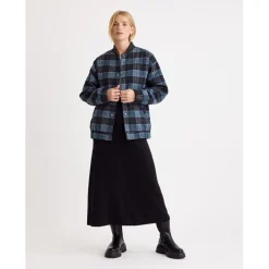 Nobodys Child Chk Bomber Jacket in Blue