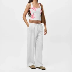 Nobodys Child Wide Leg Trousers in White