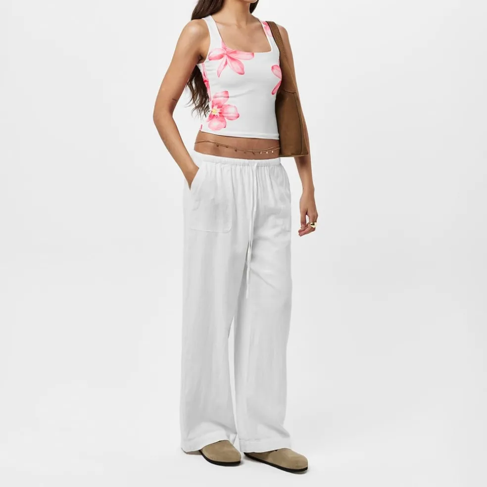Nobodys Child Wide Leg Trousers in White