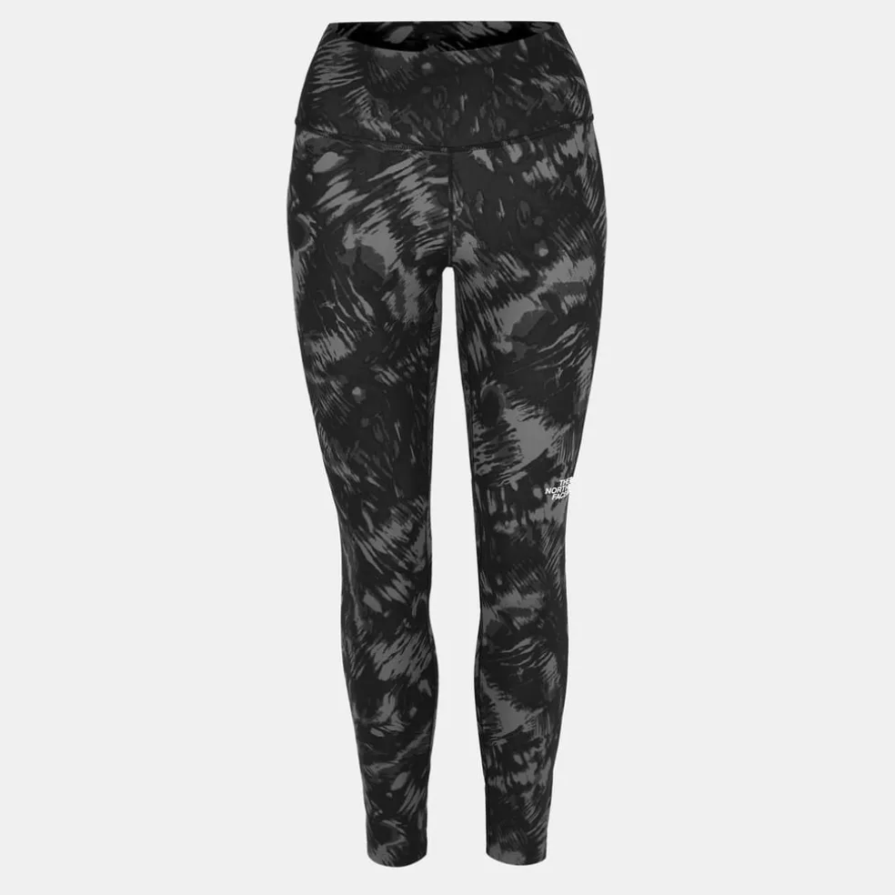 North Face North Face W Flex 25in Tight Aop Tnf Black Wat in Black