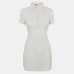 Odd Muse Om The Ultimate Muse Collared Mini Dress in White