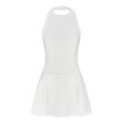 Odd Muse The Ultimate Muse Dropped Hem Mini Dress in White