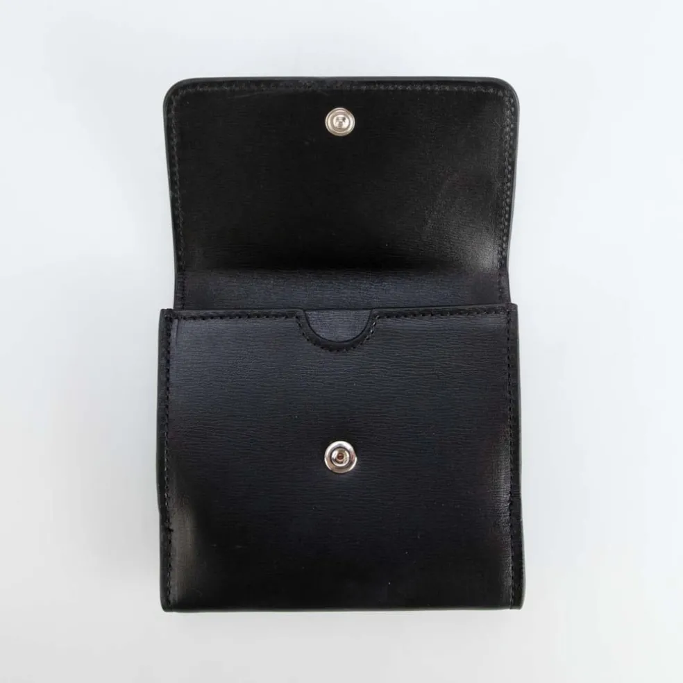 Off White Jitney French Wallet in Black