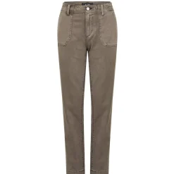 Paige Mayslie Straight Leg Jeans in Green