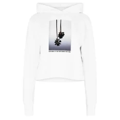 Palm Angels Mirage Fitted Hoodie in White