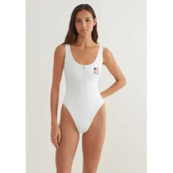 Polo Ralph Lauren 1 Piece Swimsuit in White