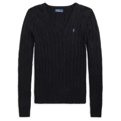Polo Ralph Lauren Cable Knit Jumper in Black
