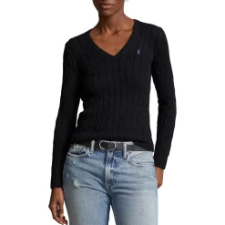 Polo Ralph Lauren Cable Knit Jumper in Black