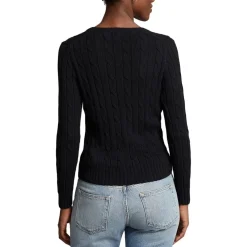 Polo Ralph Lauren Cable Knit Jumper in Black