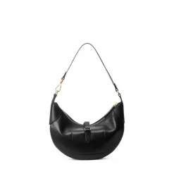Polo Ralph Lauren Calfskin Mini Shoulder Bag in Black
