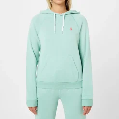 Polo Ralph Lauren Hooded Regular Fit Polo Sweatshirt in Green