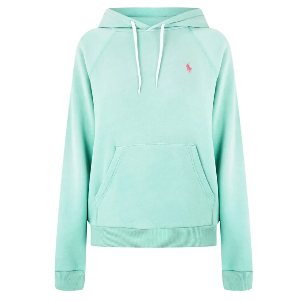 Polo Ralph Lauren Hooded Regular Fit Polo Sweatshirt in Green