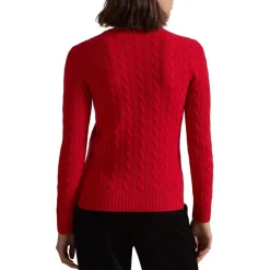 Polo Ralph Lauren Julianna Knit Jumper in Red