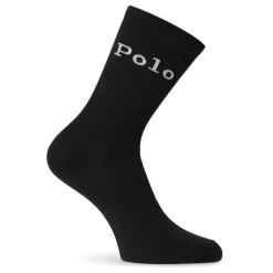 Polo Ralph Lauren Logo 3 Pack Socks in Black