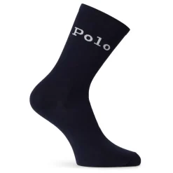 Polo Ralph Lauren Logo 3 Pack Socks in Black