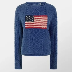 Polo Ralph Lauren Polo Flag Jumper in Blue