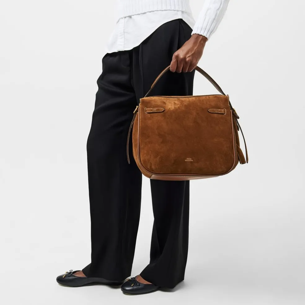 Polo Ralph Lauren Polo Id Satchel in Brown