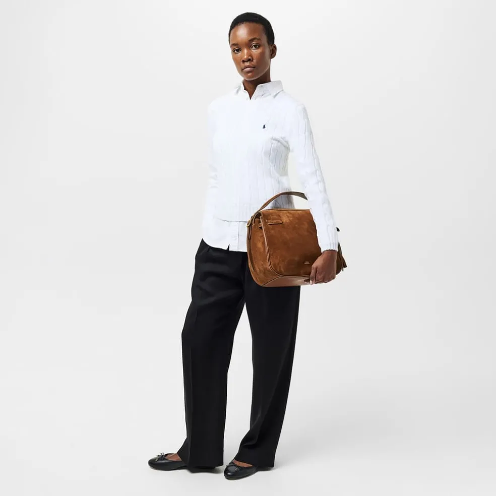 Polo Ralph Lauren Polo Id Satchel in Brown
