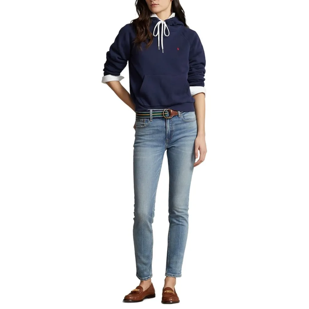Polo Ralph Lauren Pony Fleece Hoodie in Blue