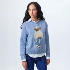 Polo Ralph Lauren Winnie the Pooh Relaxed Fit Sweater in Blue