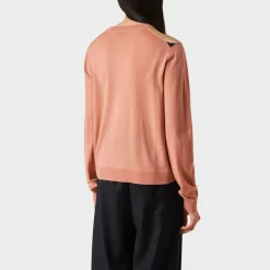 PS Paul Smith Swirl Cardigan in Pink