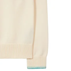 PS Paul Smith Zip Neck Relaxed Fit Sweater in White