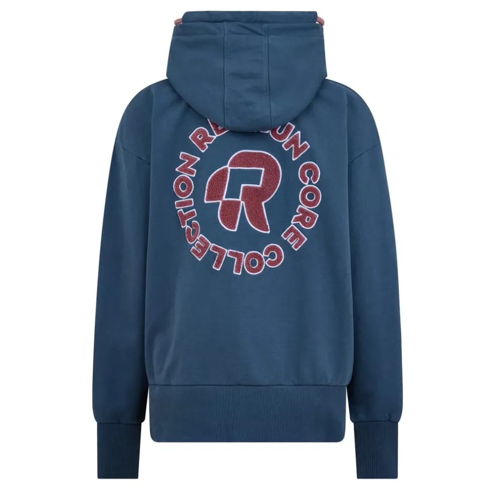 Red Run Core Tracksuit Hoodie in Blue