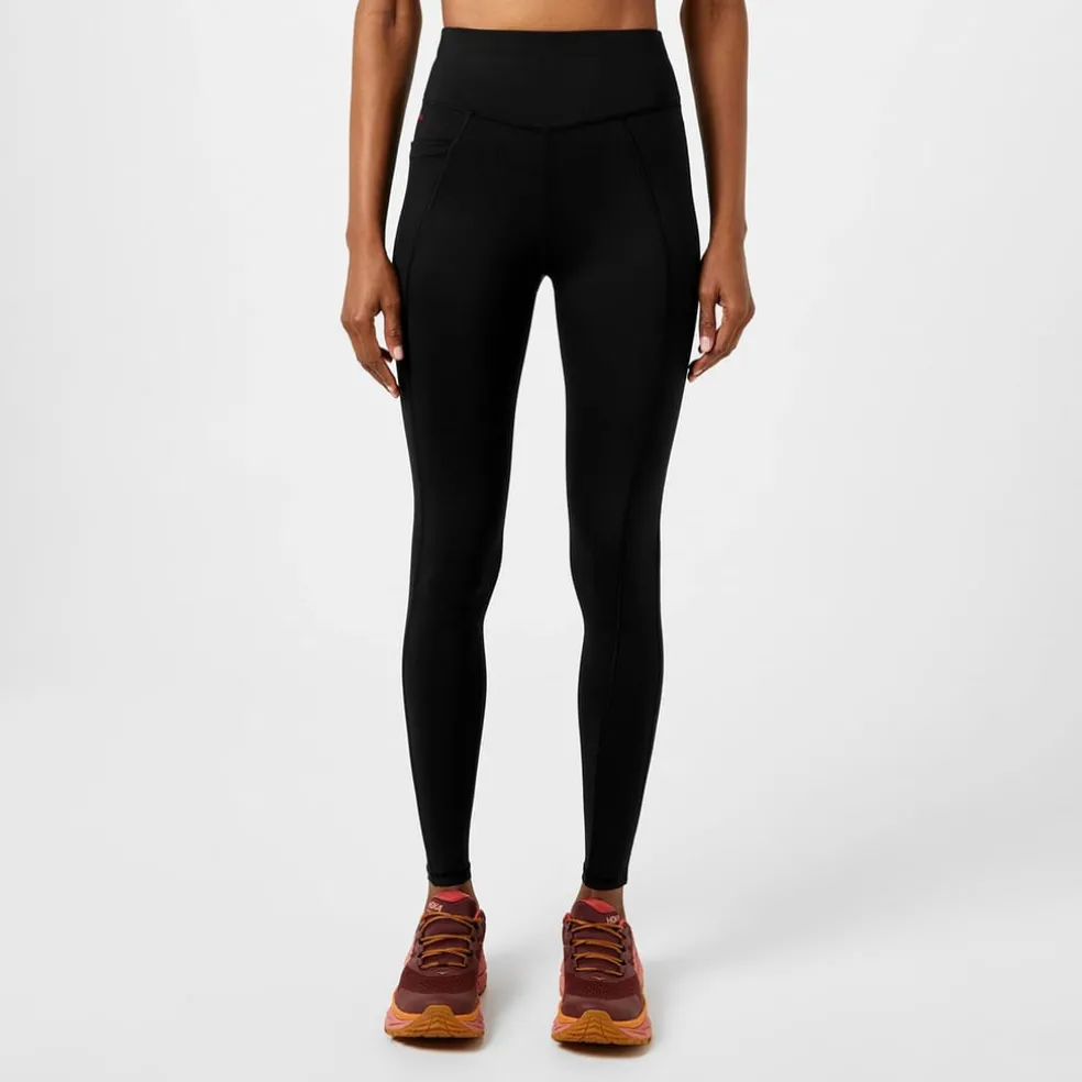 Red Run Inky Collection Sculpted Leggings in Black