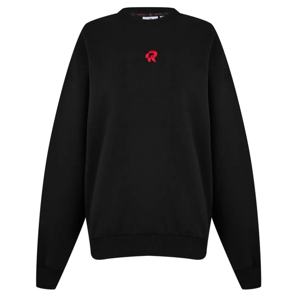 Red Run Inky Crew Sweater in Black