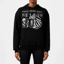 Red Run Limited Edition Inky Hoodie in Black