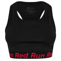 Red Run Redrun Sports Bra in Black