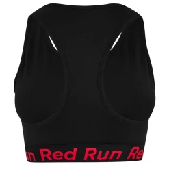 Red Run Redrun Sports Bra in Black