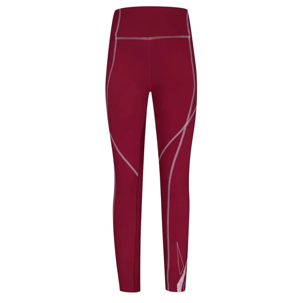 Reebok Big Logo Running Legging Pants in Red