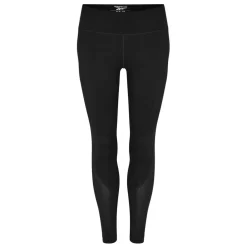 Reebok Skinny Fit Running Mesh Legging in Black