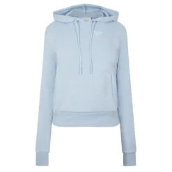Reebok Terry Hooded Sweatshirt Long Sleeve in Blue