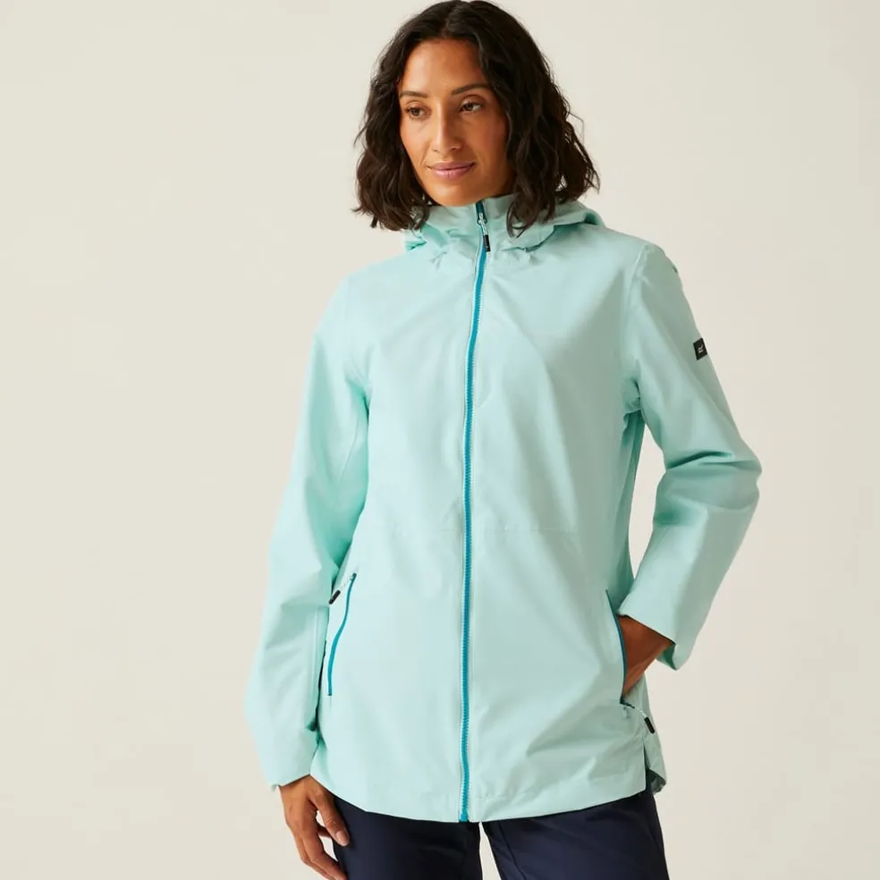 Regatta Womens Hamara Waterproof Jacket in Blue
