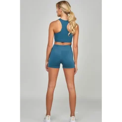 SikSilk Sports Essentials Booty Shorts in Teal