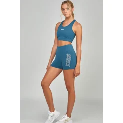 SikSilk Sports Essentials Booty Shorts in Teal