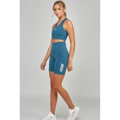 SikSilk Sports Essentials Cycling Shorts in Teal