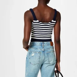 Simkhai Braylee Tank Top in Blue