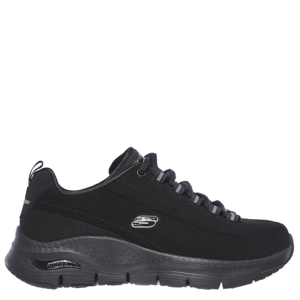 Skechers Arch Fit Metro Skyline Trainers in Black