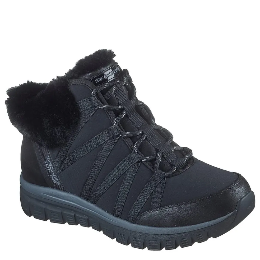 Skechers Graceful Hiking Boots in Black