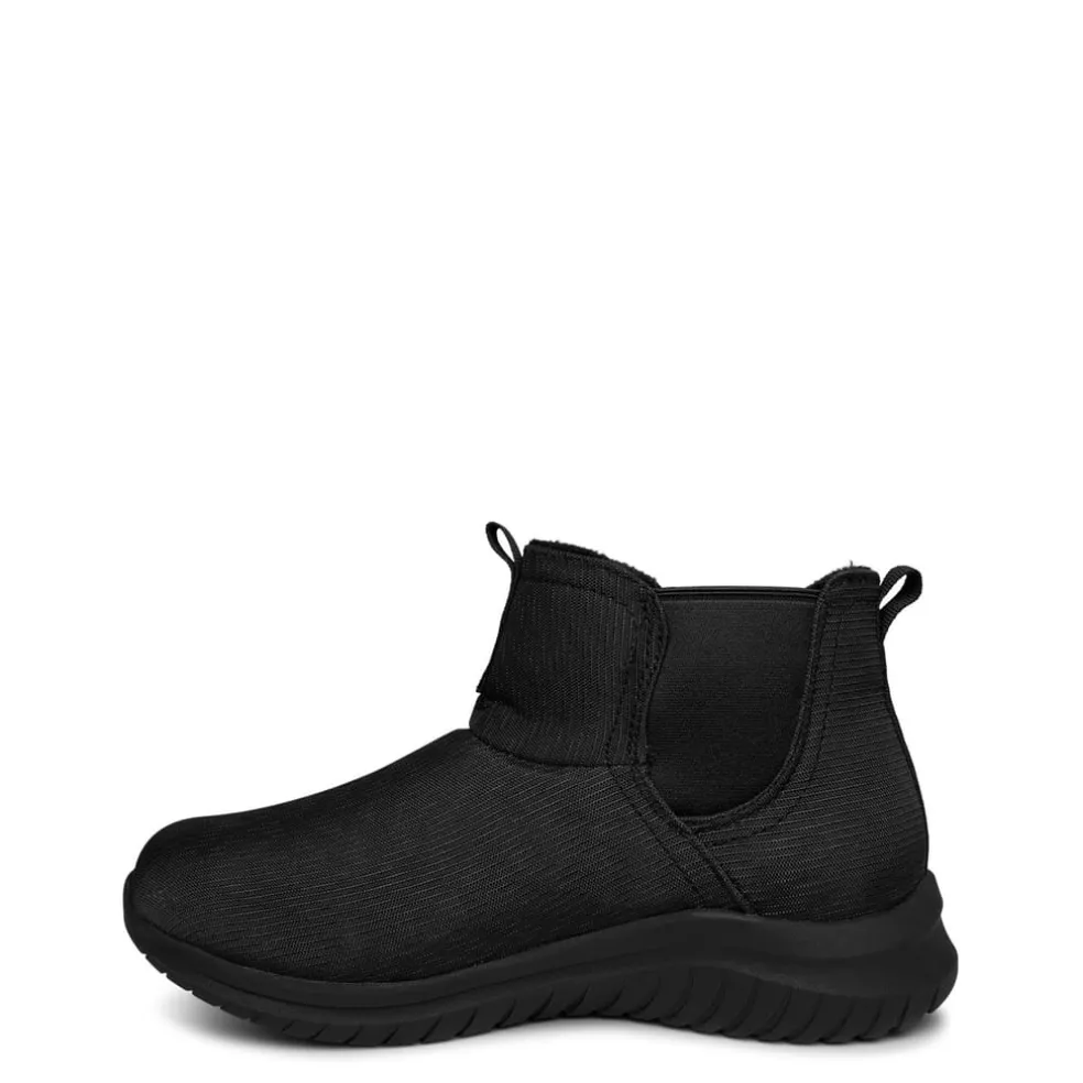 Skechers Heather Jersey Chelsea Ankle Boots in Black