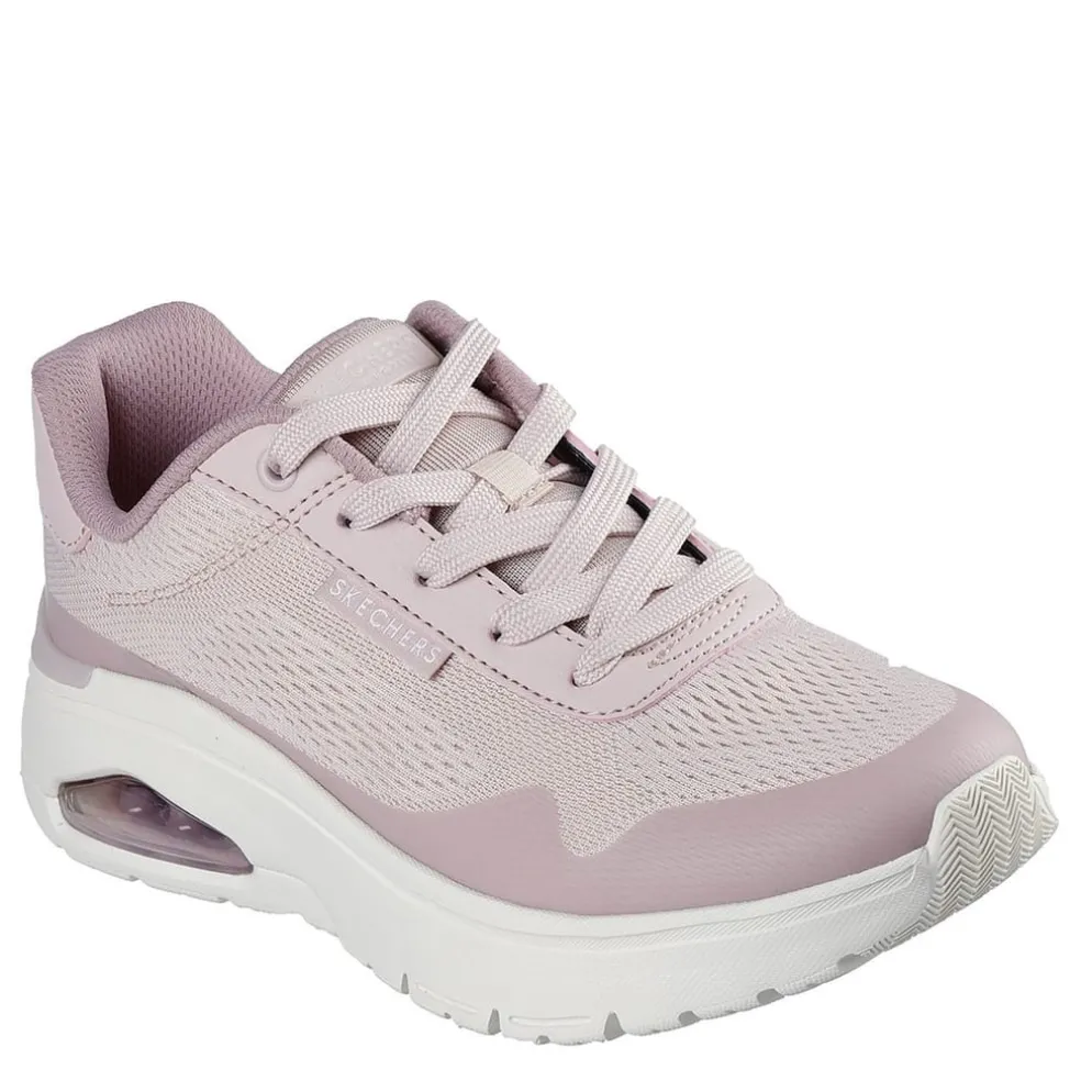 Skechers Hot Melt Mesh Low Top Fashion Sneakers in Pink