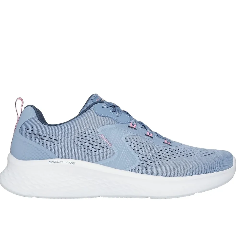 Skechers Low Top Flat Heel Sneakers in Grey