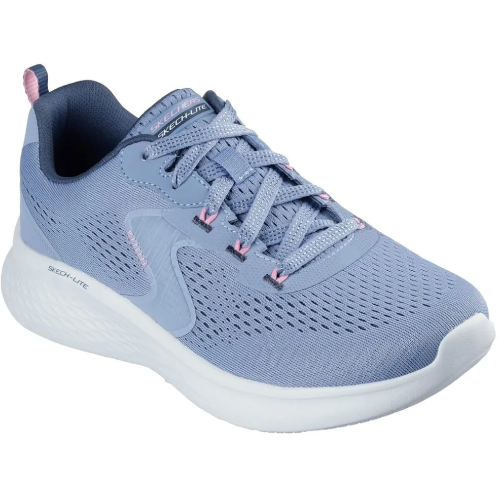 Skechers Low Top Flat Heel Sneakers in Grey