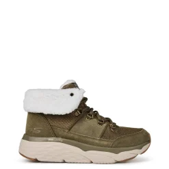 Skechers Mxcush Chukka Block Heel Boots in Green